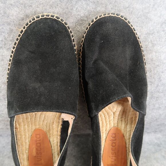 Viscata Shoes Womens 41 Flats Espadrille Loafers Slip On Boho Leather Fashion - Picture 7 of 14